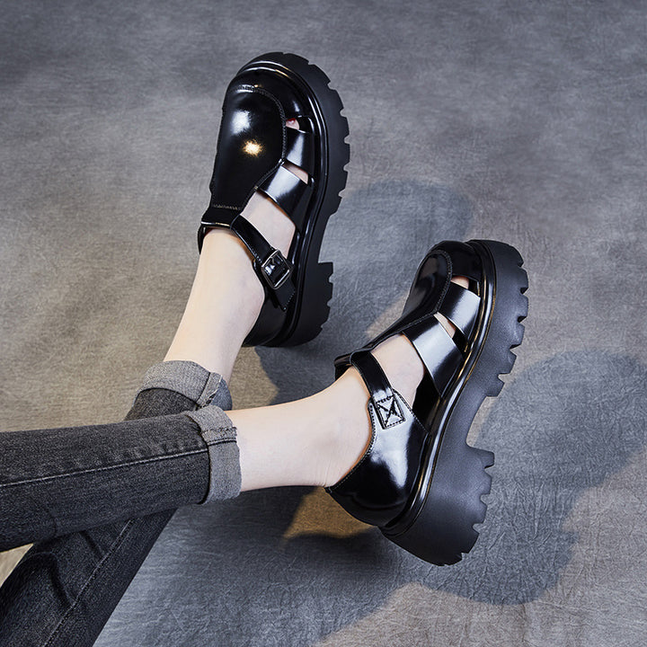 Femme Chunky Platform Spænde Sandaler med åbent design Stilla