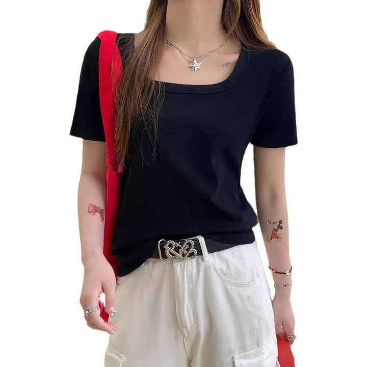 Femme Premium Soft-Fit Fritids T-shirt Stilla
