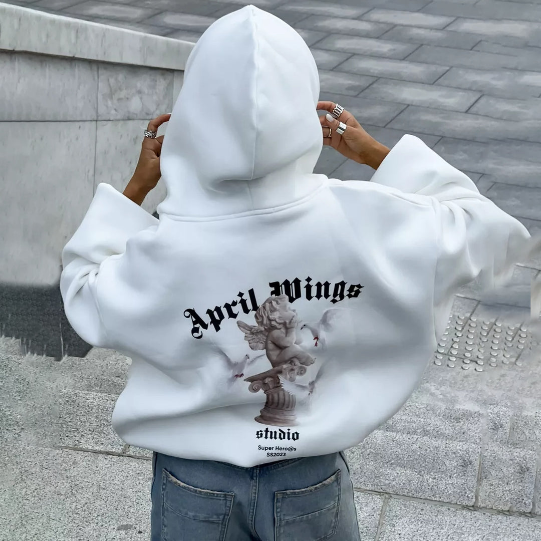 Kvinders Urban Hoodie med eksklusiv grafisk design Stilla