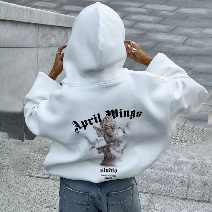 Kvinders Urban Hoodie med eksklusiv grafisk design Stilla