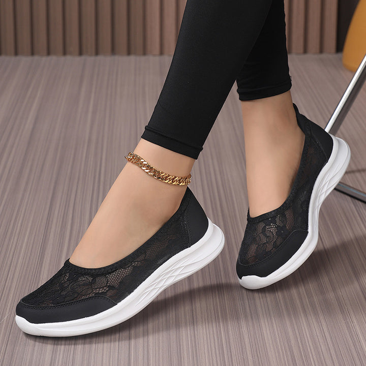Dame Elegante Spidse Slip-On Sneakers Stilla