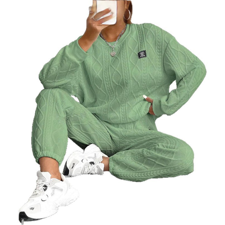 Dame Striklook Fritidsdragt Stilla