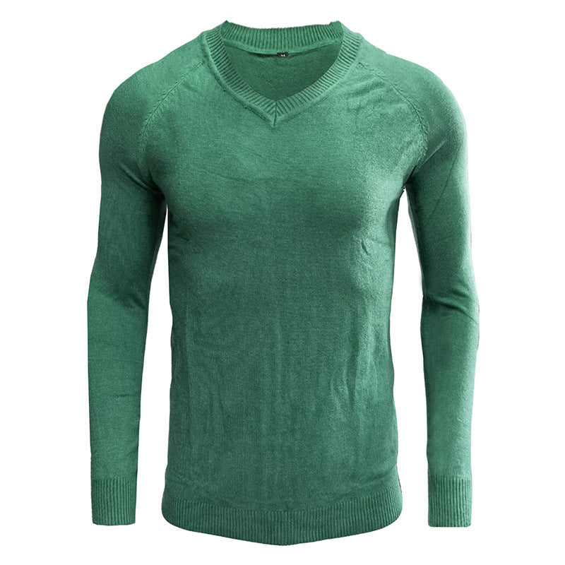 Herrer moderigtig V-hals pullover i høj kvalitet materiale Stilla