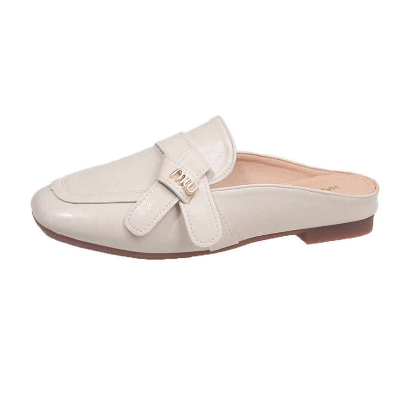 Dame Slip-On Mules med dekoreret sløjfe-detalje Stilla