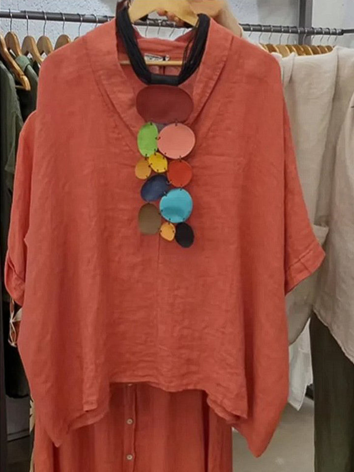 Dame fritids T-shirt med oversized snit Stilla