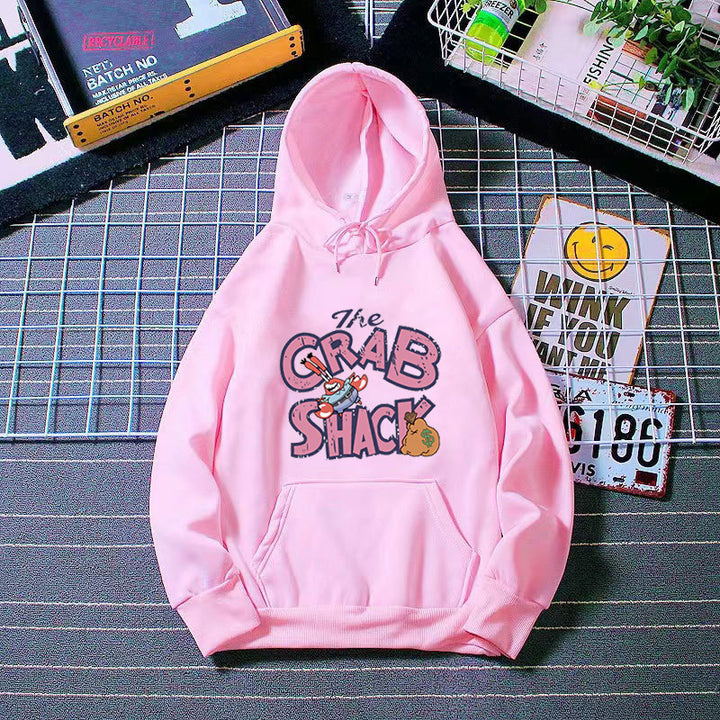 Kvinder hoodie med kreativ krabbe motiv Skovae