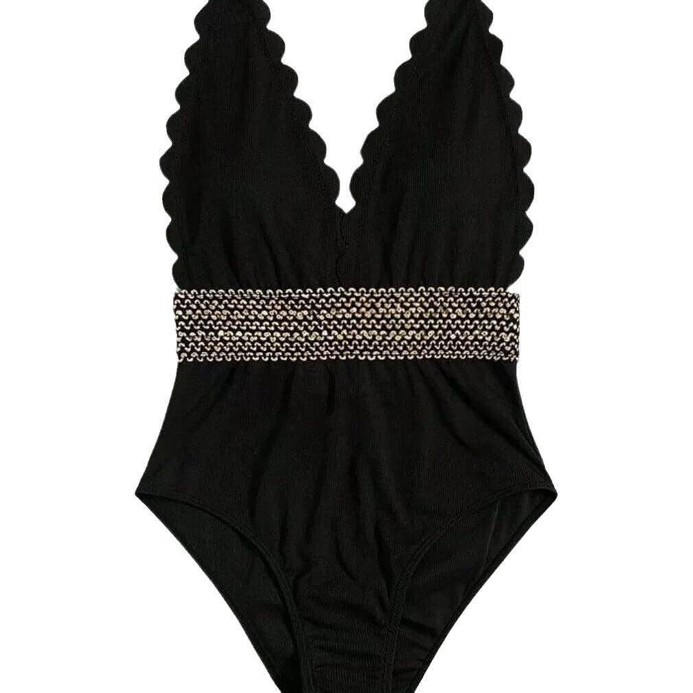 Dame Zigzag Halter Badedragt Stilla