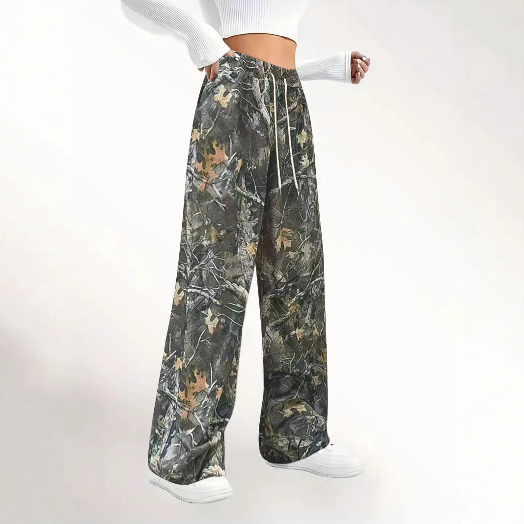 Dame Camouflage Fritidsbukser Stilla