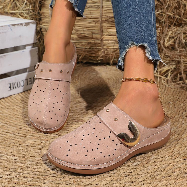 Dame Komfortable Clogs med elegante udsmykninger Stilla
