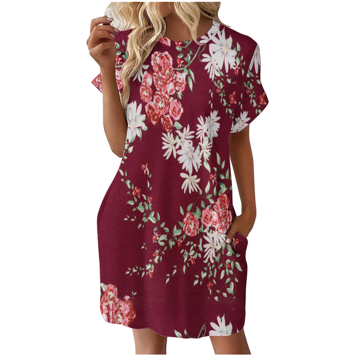 Dame Fritid Blomst Print Shift Kjole Stilla