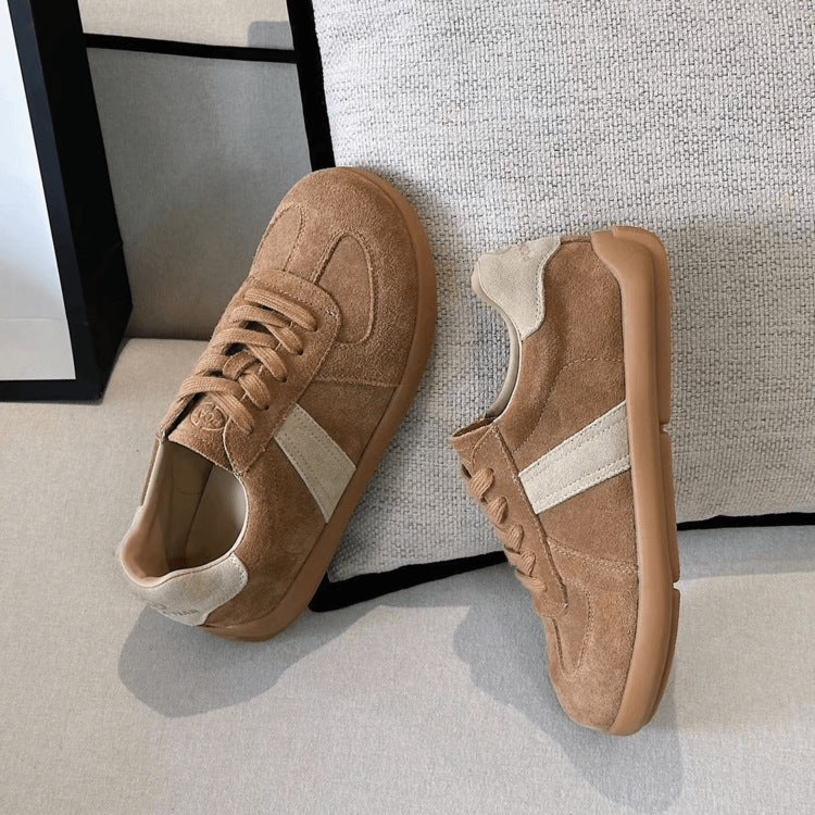 Dame Sporty Sneakers med åndbart ruskindsoverflade og skridsikker sål Stilla