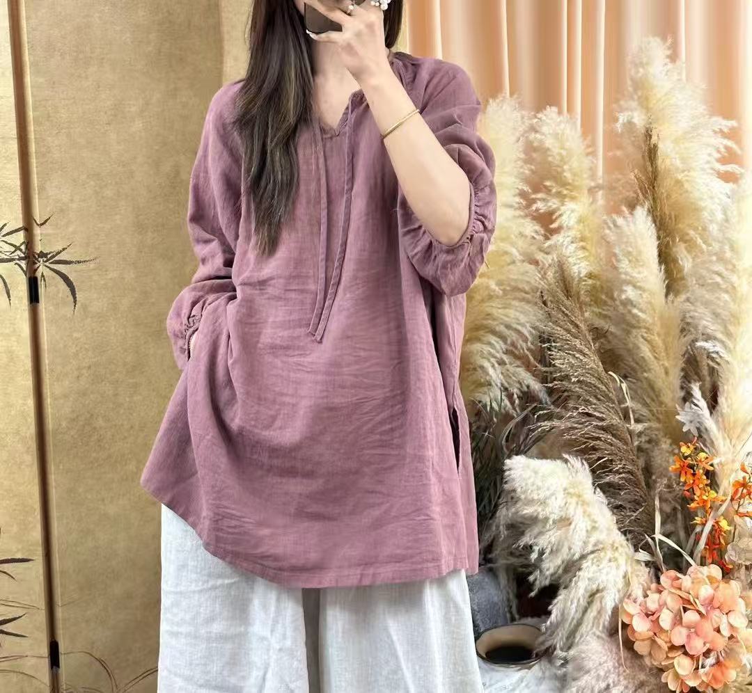 Femme Relaxed Fit Tunika-Top og Maxiskørt-Sæt Stilla