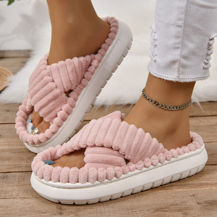 Dame komfort-sandaler med blødt overmateriale og elastisk sål Stilla