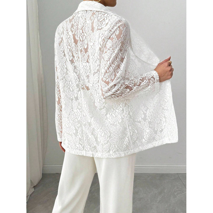 Dame spidser blazer med elegant sjal krave Skovae