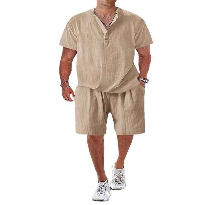 Herrer Casual Relaxed Fit Linned Sæt Stilla