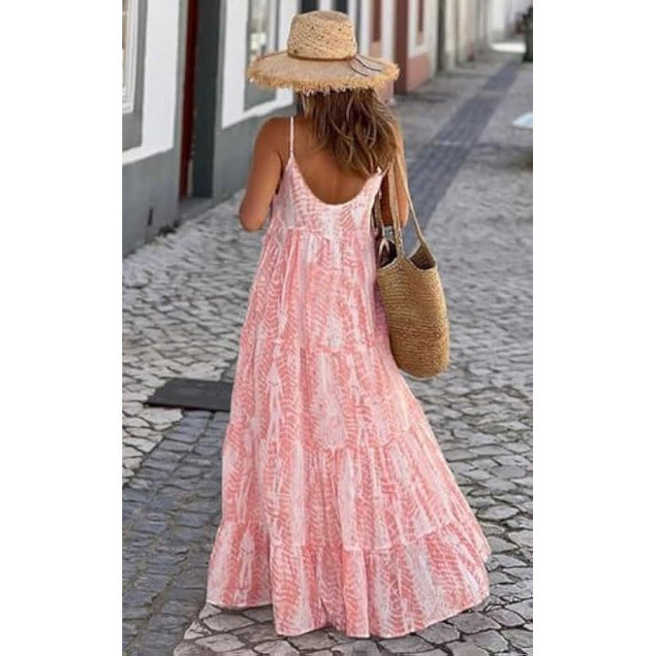 Dame Bohemian Trin Maxi Kjole Stilla