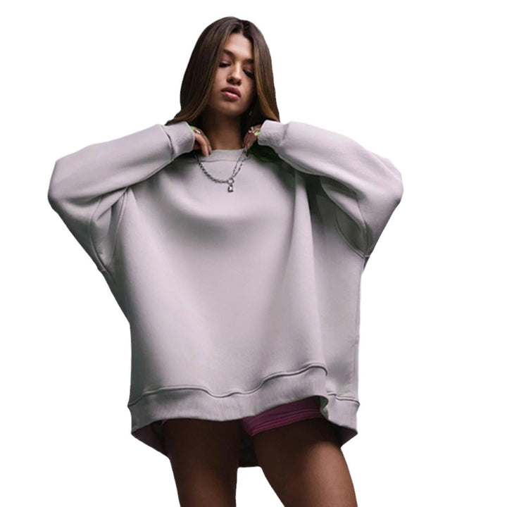 Kvindernes oversized sweatshirt med afslappet pasform og blødt for Stilla