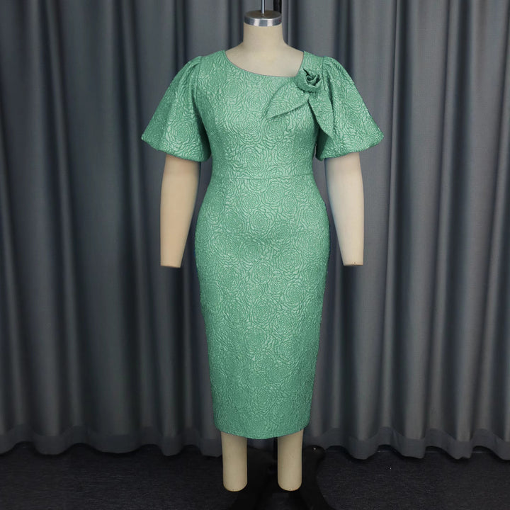 Dame Etukjole med floral 3D-rosen accent Skovae