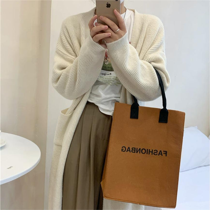 Femme Oversized Strik-Cardigan med lommer Stilla