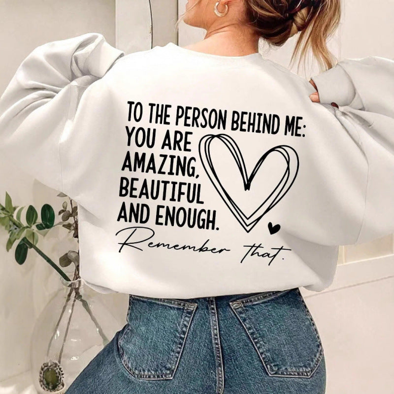 Kvinders sweatshirt med inspirerende design og afslappet pasform Stilla