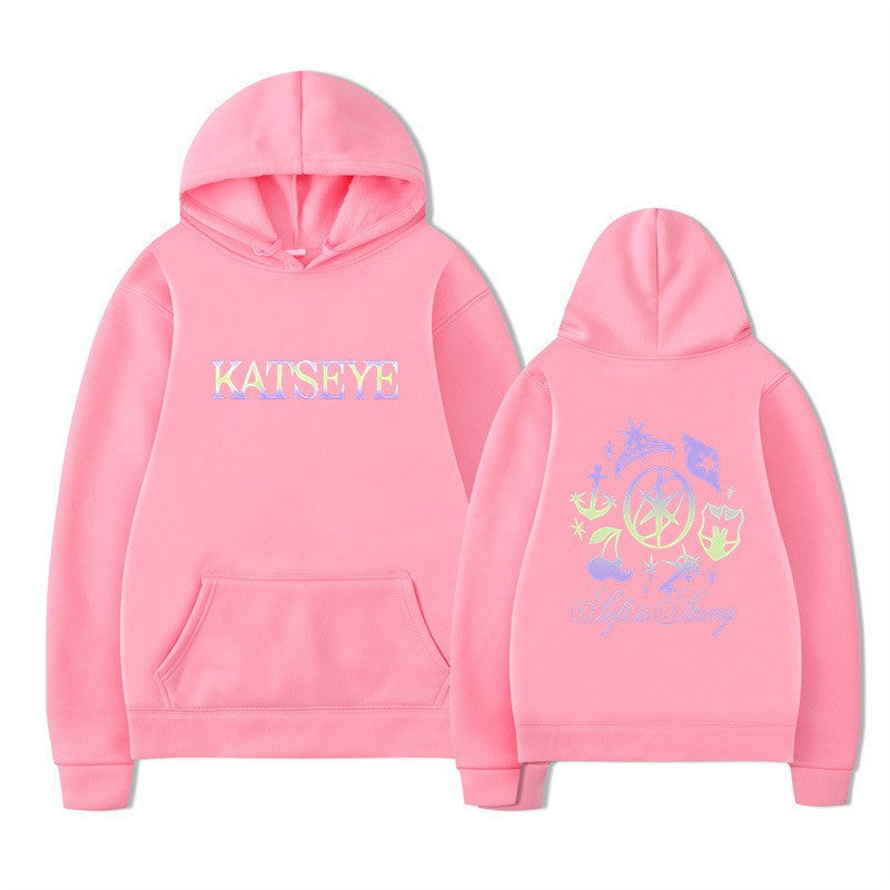 Dame Hoodie med Kreativ Grafisk Skovae