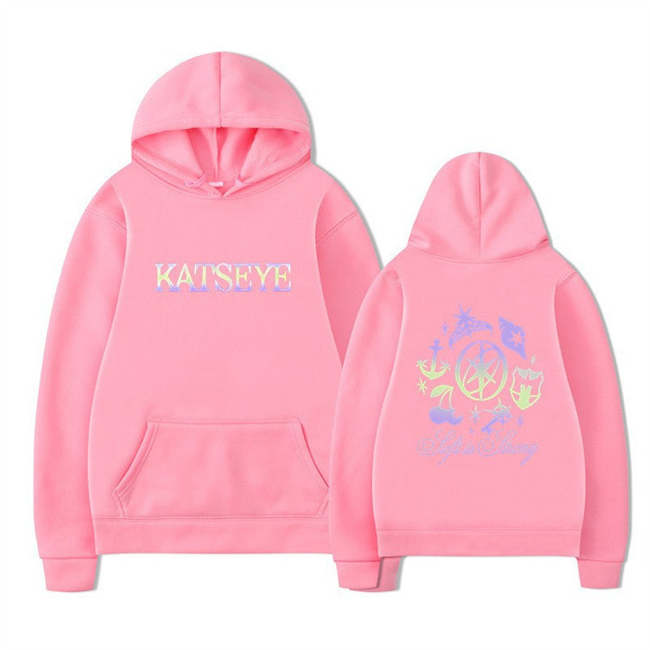 Dame Hoodie med Kreativ Grafisk Skovae