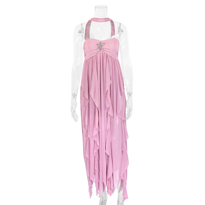 Dame Maxi-kjole i vintage stil Skovae