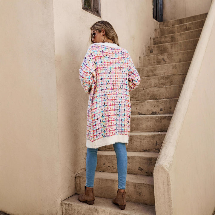 Kvinder hyggelig strik cardigan i moderne kunstdesign Stilla