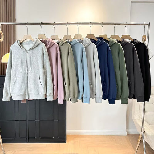 Kvinders sporty zip hoodie med praktiske kængurulommer Stilla