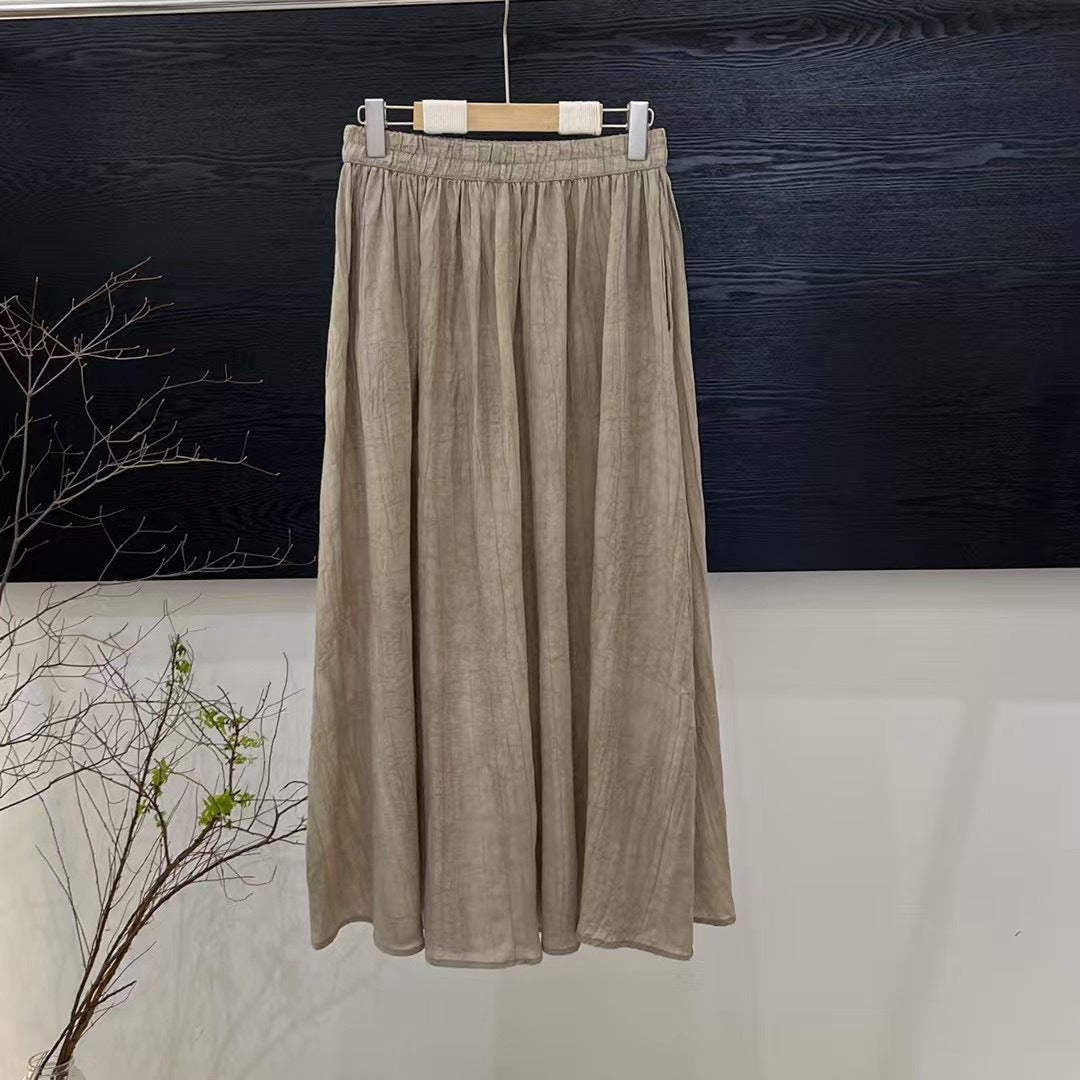 Femme Flowing A-Line Maxi Nederdel Stilla