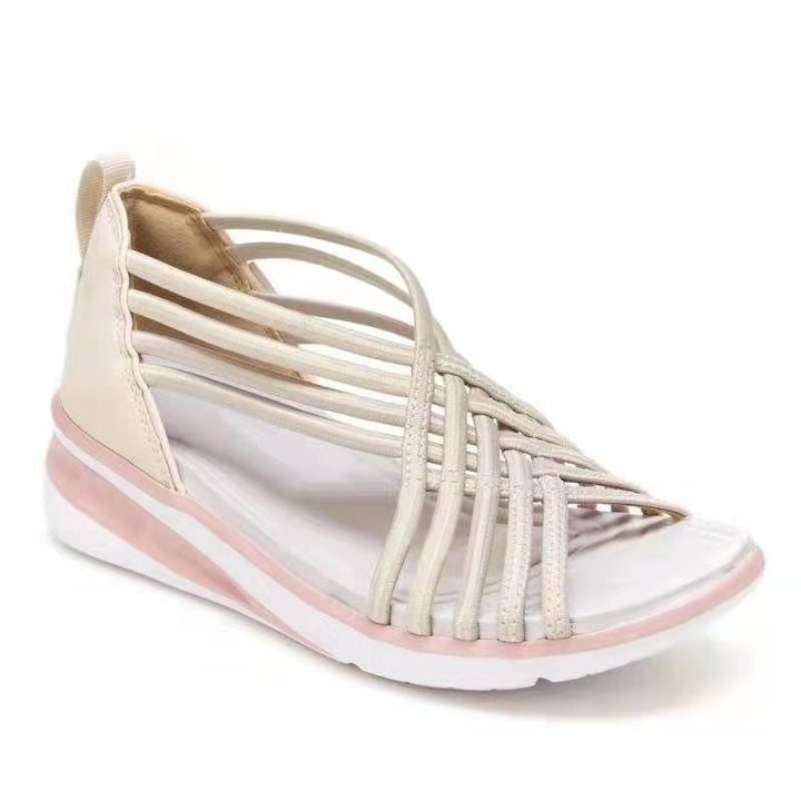 Dame Sportsandaler med elastiske remme og fleksibel sål Stilla