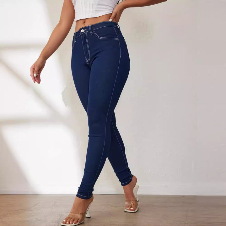 Kvinder Høj Talje Skinny Jeans med en kropsnær pasform Stilla