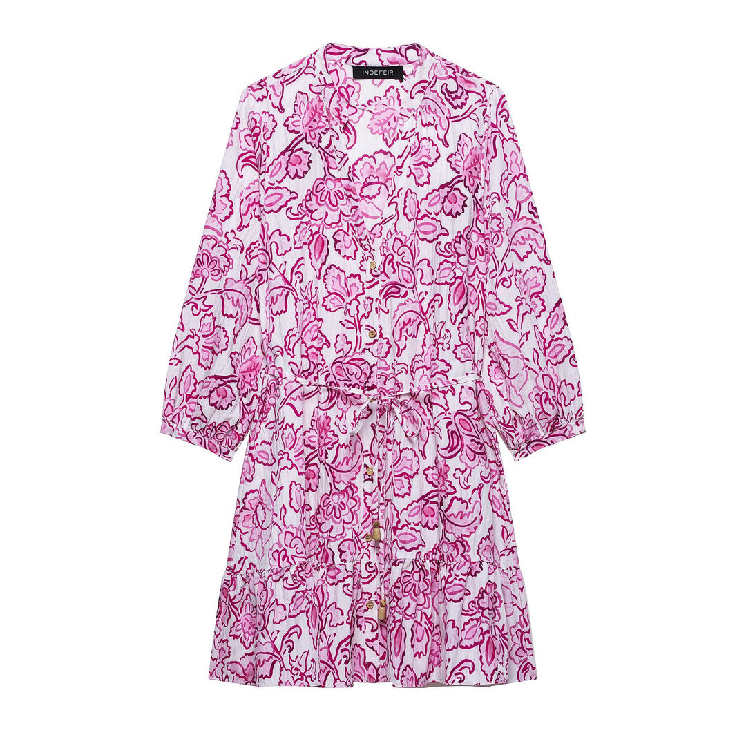 Damer Blomsterprint Wrap Kjole Stilla