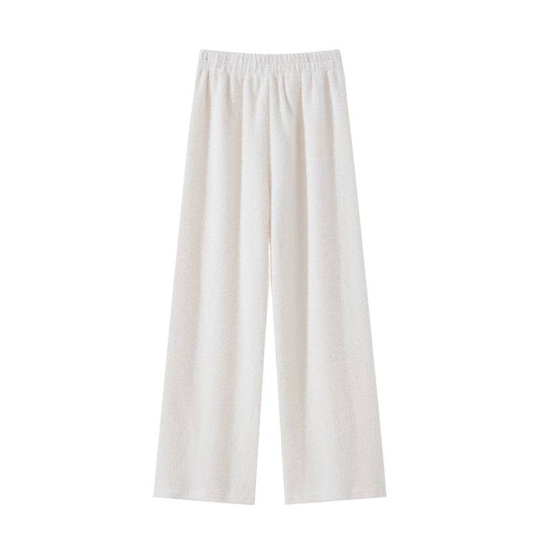 Dame Bløde Fleece Bukser med Elastisk Talje Skovae