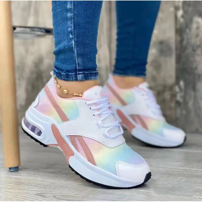 Damer Sporty Sneakers med optimal Dæmpning og åndbart Mesh-Overflade Stilla