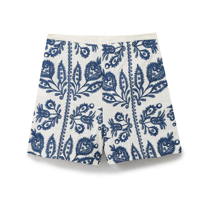 Femme Bestikede Sommer Shorts Stilla