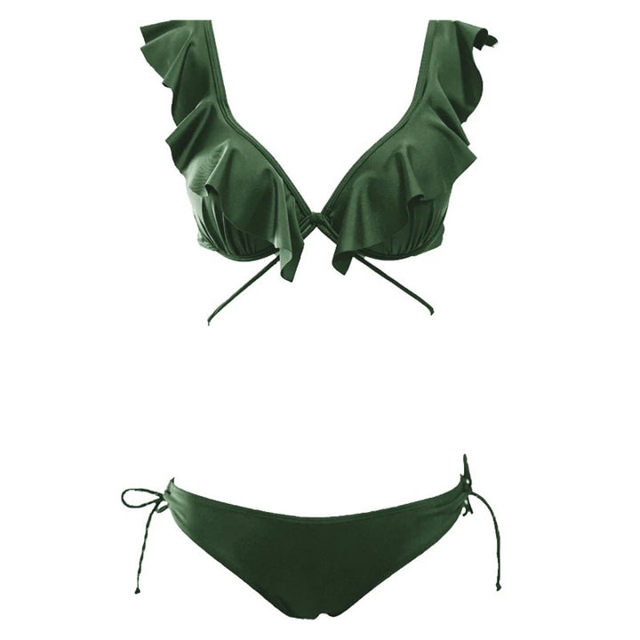 Dame Legesylet rynket bikini-sæt Stilla