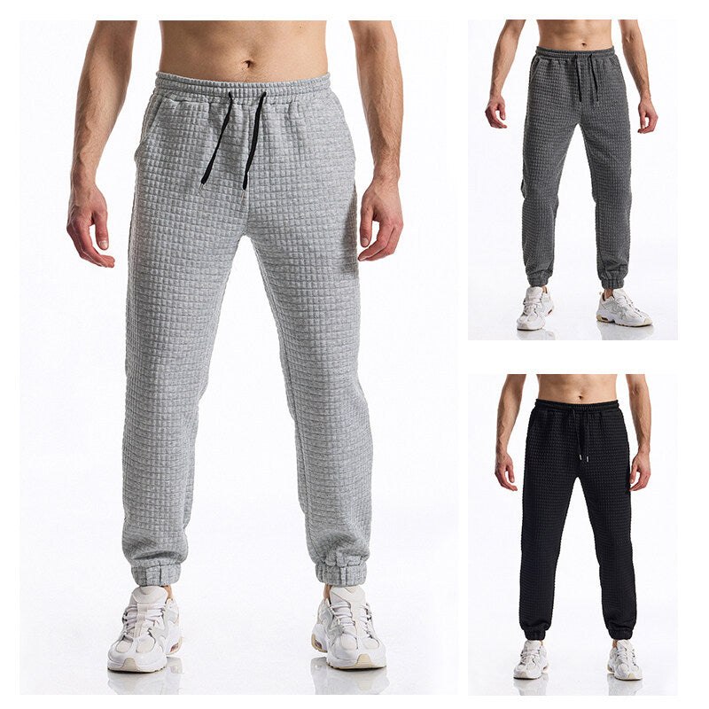 Herre tekstureret fleece-forede joggingbukser Stilla