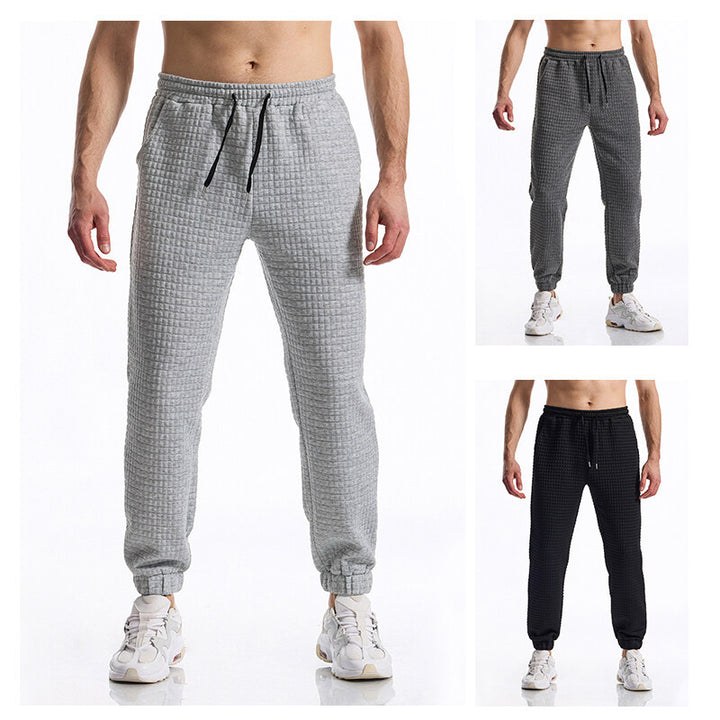 Herre tekstureret fleece-forede joggingbukser Stilla