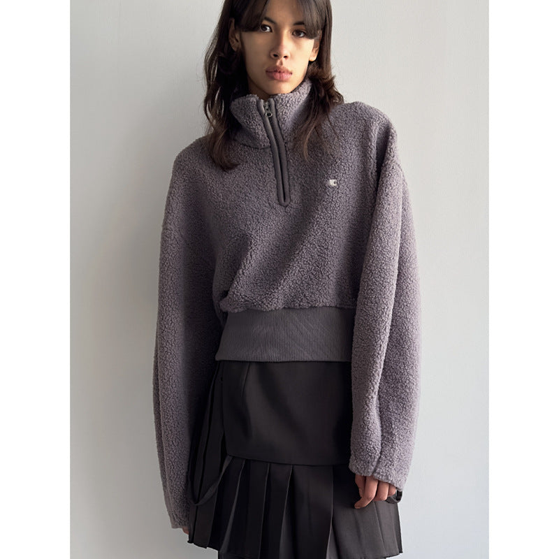 Damer hyggelig halv-lukket sweater Stilla