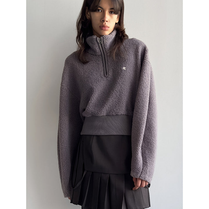 Damer hyggelig halv-lukket sweater Stilla