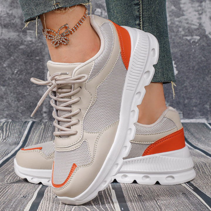 Dame Åndbare Lifestyle-Sneakers med fleksibel sål og innovativ dæmpning Stilla