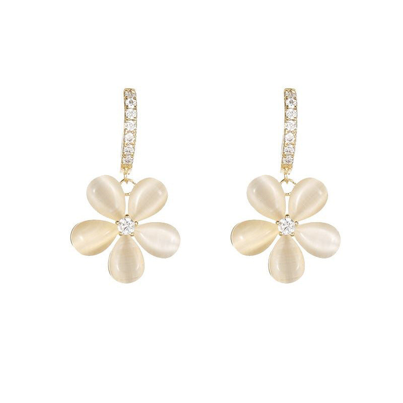 Stilla | Flawless Petal Opal Øreringe
