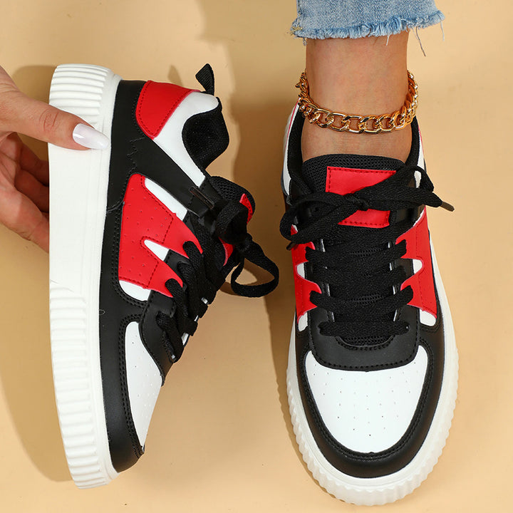 Dame sportliche sneakers med skridsikker sål og moderigtigt design Stilla