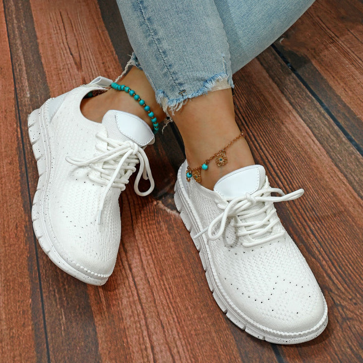 Dame Åndbare Fritids-Sneakers med skridsikker Såle Stilla