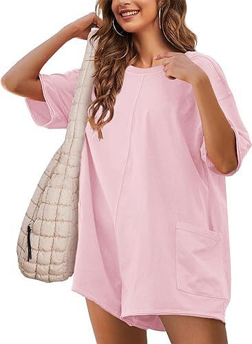 Dame Oversized Fritidsshorts med Lommer Stilla