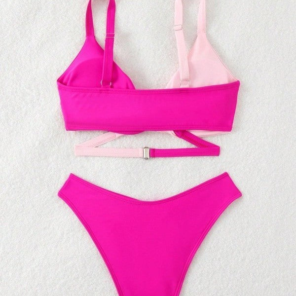 Dame Twist Front Triangle Bikini Sæt Stilla