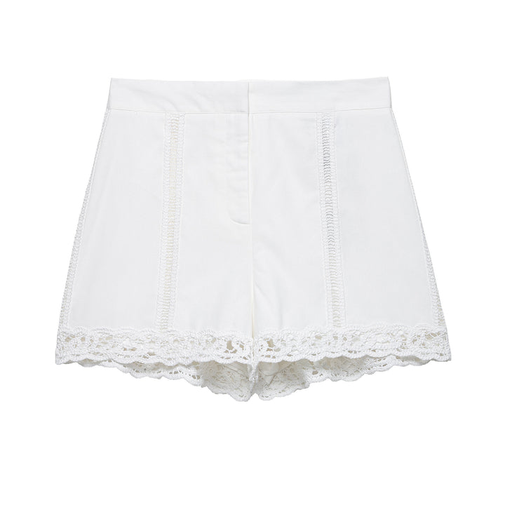 Femme Spidsbesatte Højtaljede Shorts Stilla