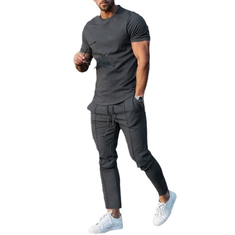 Herrer afslappet fritidsoutfit med elastisk talje og behagelige lommer Stilla