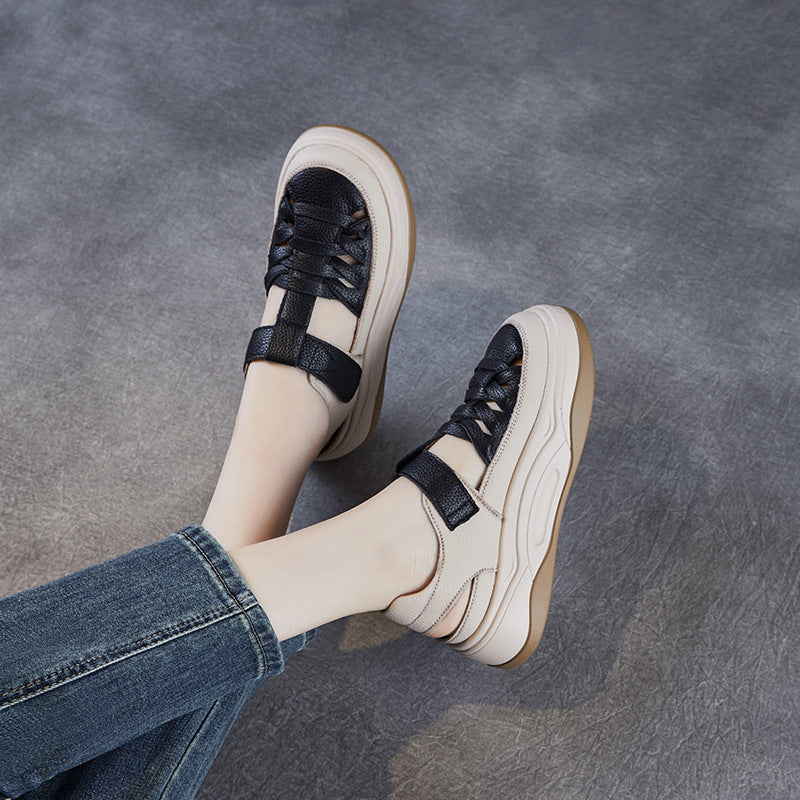 Dame Alsidige Justerbare Stropper Sneakers Stilla